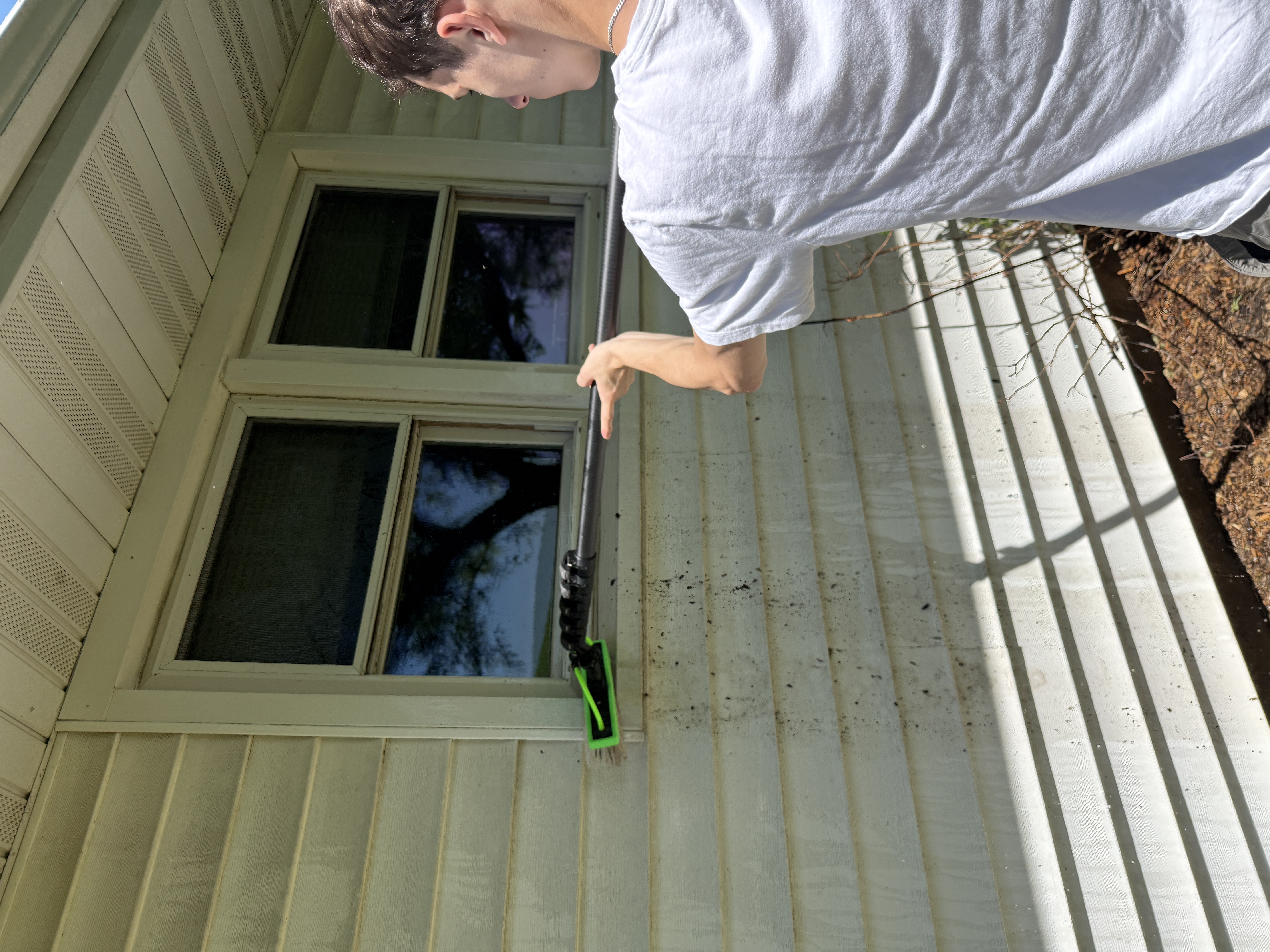 Window before cleaning